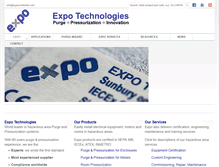 Tablet Screenshot of expoworldwide.com